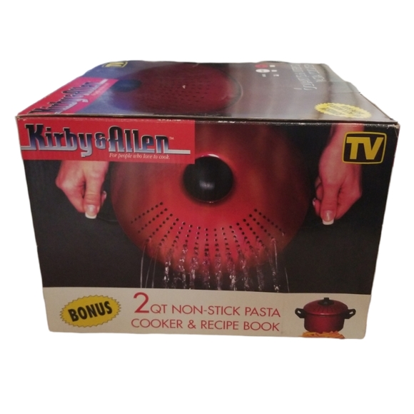 KIRBY & ALLEN 6 Qt. Pasta Maker + Bonus 2 Qt. Pasta Maker Black - Picture 2 of 5
